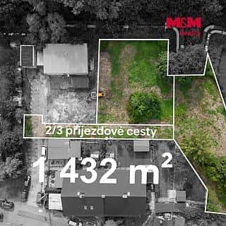 Prodej stavební parcely 1432 m² Ostrava, Ostrava, okres Ostrava-město