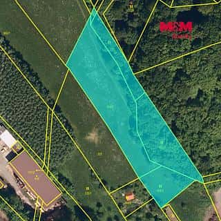 Prodej komerčního pozemku 4694 m² Chvalčov, Chvalčov, okres Kroměříž
