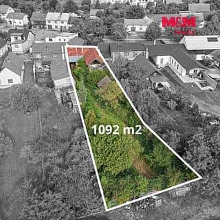 Prodej stavební parcely 1092 m² Prusinovice, Prusinovice, okres Kroměříž