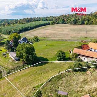 Prodej stavební parcely 1256 m² Hrazany, Hrazany, okres Písek