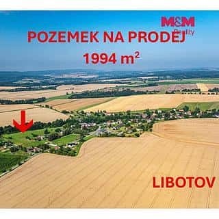 Prodej stavební parcely 1994 m² Libotov, Libotov, okres Trutnov