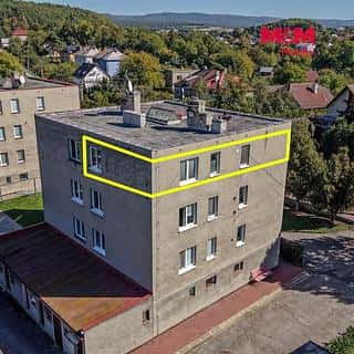 Prodej bytu 3+1 60 m² Velká Bystřice, Na Letné, Velká Bystřice, okres Olomouc