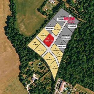 Prodej stavební parcely 774 m² Líšťany, Líšťany, okres Plzeň-město