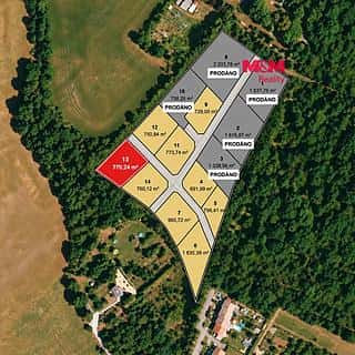 Prodej stavební parcely 770 m² Líšťany, Líšťany, okres Plzeň-město