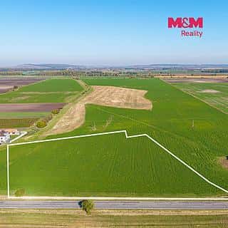 Prodej zemědělské půdy 10510 m² Volárna, Volárna, okres Kolín