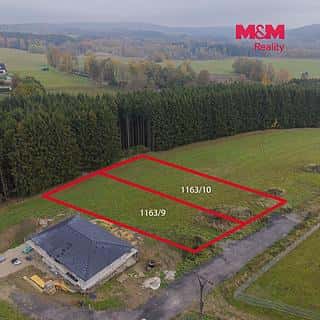 Prodej stavební parcely 997 m² Krásná, Krásná, okres Cheb