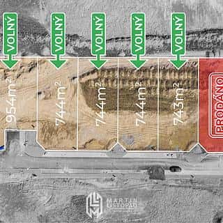 Prodej stavební parcely 743 m² Komárov, Komárov, okres Olomouc