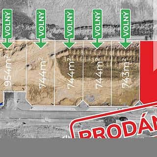 Prodej stavební parcely 729 m² Komárov, Komárov, okres Olomouc