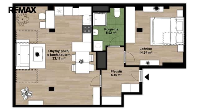 Prodej bytu 2+kk v osobním vlastnictví 59 m², Plzeň, Plzeň, okres Plzeň-město