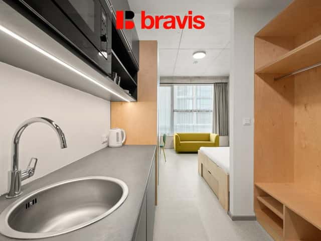 Pronájem bytu 1+kk 24 m2, Dornych, Brno – Komárov, okres Brno-město