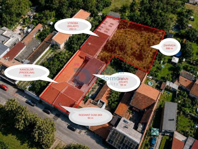 Prodej domu 416 m2, Husovo nám., Prostějov