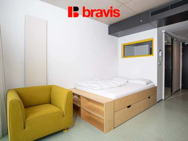 Pronájem bytu 1+kk 24 m2, Dornych, Brno – Komárov, okres Brno-město