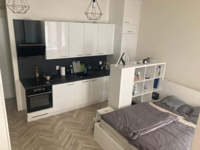 Pronájem bytu 1+kk 27 m2, Vlhká, Brno – Zábrdovice, okres Brno-město