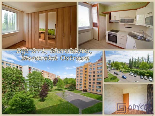 Prodej bytu 3+1 63 m2, Maroldova, Ostrava – Moravská Ostrava, okres Ostrava-město