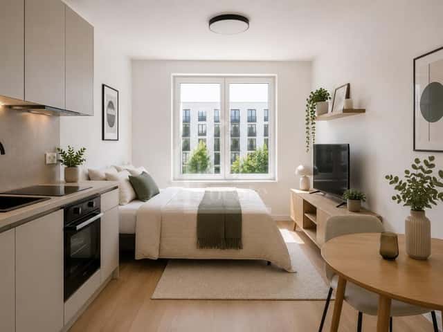 Pronájem bytu 1+kk 38 m2, Pod Třebešínem, Praha 10 – Strašnice