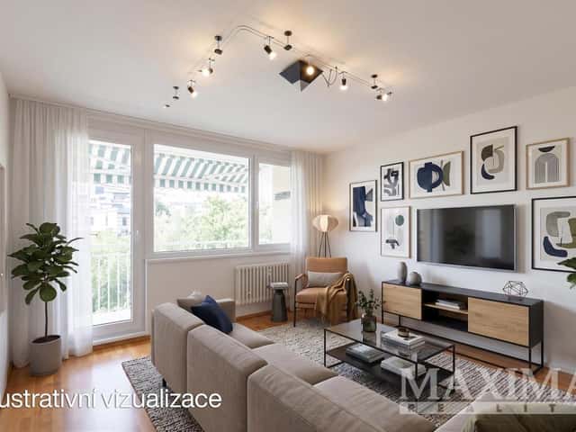 Prodej bytu 3+1 76 m2, Borského, Praha 5 – Hlubočepy