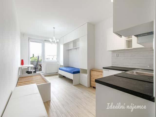 Pronájem bytu 1+kk 27 m2, Zakšínská, Praha 9 – Střížkov