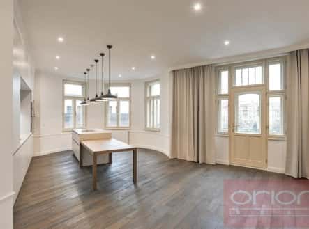 Pronájem bytu, 4+kk, 167 m², Laubova, Praha 3 – Vinohrady