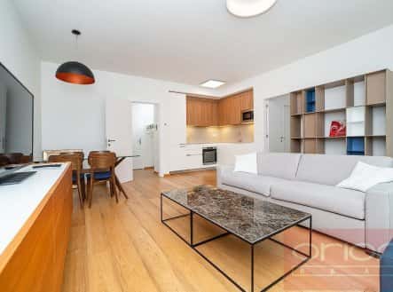 Pronájem bytu, 2+kk, 60 m², Holečkova, Praha 5 – Smíchov