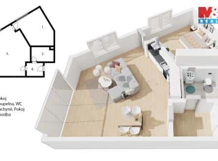 Prodej bytu, 2+kk, 65 m², Střížkovská, Praha 8