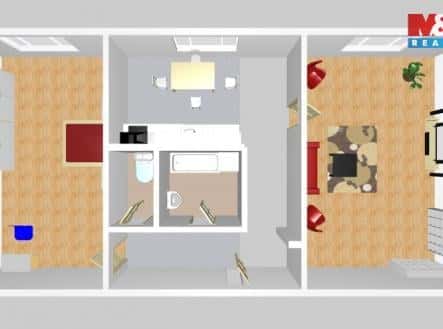 Prodej bytu, 2+1, 54 m², Chomutovská, Kadaň, okres Chomutov