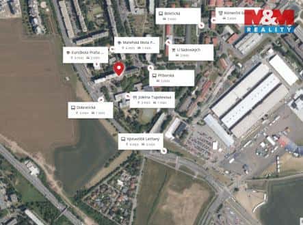 Prodej bytu, 1+1, 32 m², Dobratická, Praha 9 – Letňany