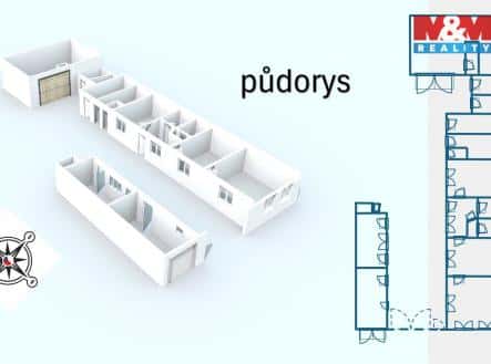 Prodej domu/vily, 77 m², Hlavní, Senice, okres Nymburk