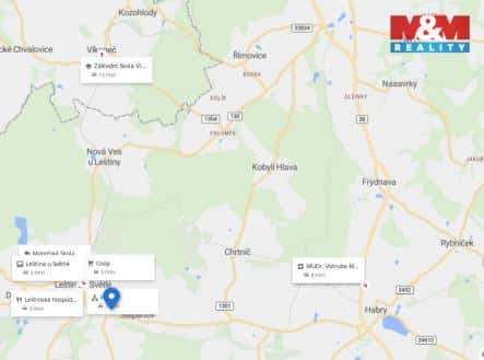 Pronájem bytu, 2+1, 64 m², Štěpánov, Leština u Světlé, okres Havlíčkův Brod