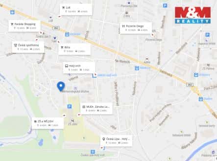 Pronájem bytu, 1+1, 36 m², Větrná, Česká Lípa