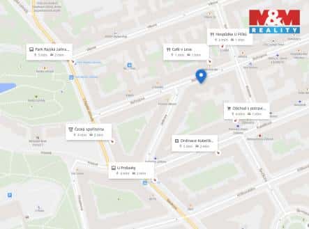 Pronájem bytu, 1+kk, 33 m², Bořivojova, Praha 3