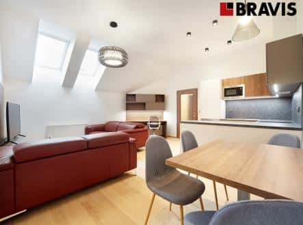 Pronájem bytu, 2+kk, 59 m², Masarykova, Brno – Brno-střed, okres Brno-město