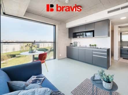 Pronájem bytu, 1+kk, 24 m², Dornych, Brno – Brno-jih, okres Brno-město