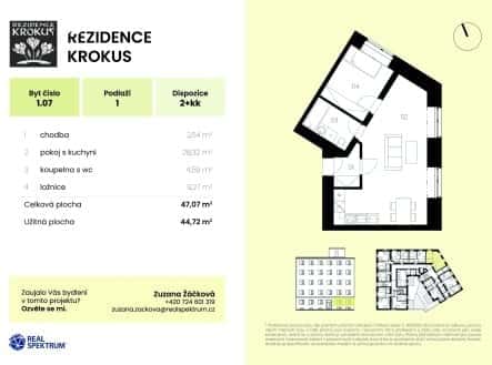 Prodej bytu, 2+kk, 45 m², Kuldova, Brno – Brno-Židenice, okres Brno-město