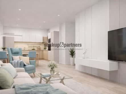 Prodej bytu, 2+kk, 59 m², Vítové, Praha 5 – Hlubočepy