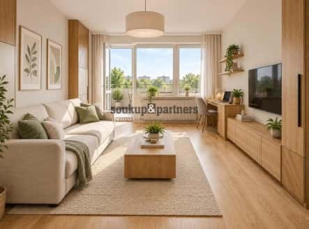 Prodej bytu, 2+1, 51 m², Gollové, Praha 5 – Hlubočepy