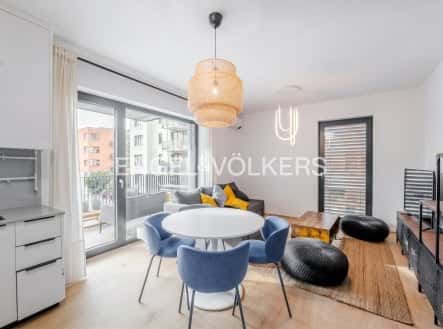 Pronájem bytu, 2+kk, 56 m², Na Neklance, Praha 5 – Smíchov
