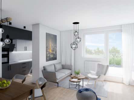 Prodej bytu, 2+kk, 58 m², Sportovní, Milovice – Mladá, okres Nymburk
