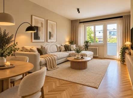 Prodej bytu, 2+1, 54 m², Topolová, Praha 10 – Záběhlice