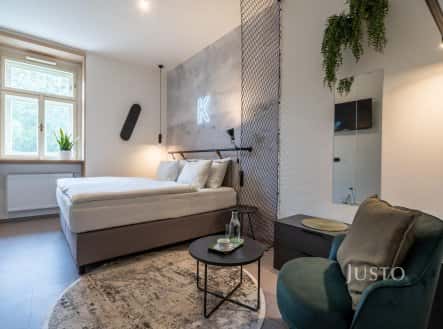 Prodej bytu, 1+kk, 22 m², Prvního pluku, Praha 8 – Karlín