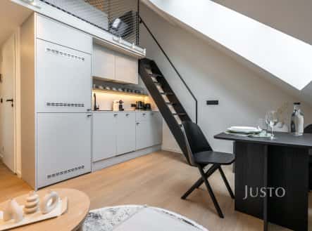 Prodej bytu, 1+kk, 28 m², Prvního pluku, Praha 8 – Karlín