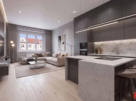 Prodej bytu, 2+kk, 60 m², Veletržní, Praha 7 – Holešovice