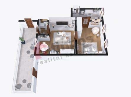 Prodej bytu, 2+kk, 88 m², Robeč, Úštěk, okres Litoměřice