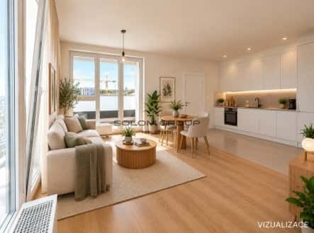 Prodej bytu, 2+kk, 54 m², Gollové, Praha 5 – Hlubočepy