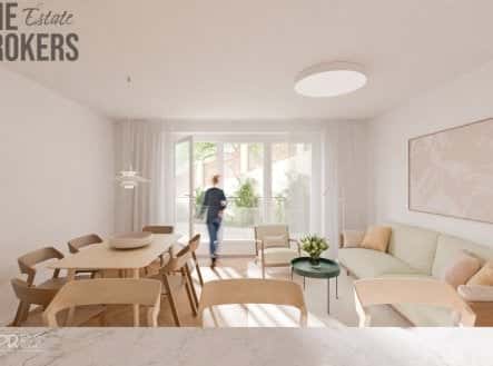 Prodej bytu, 3+kk, 95 m², Pomezní, Praha 8 – Libeň