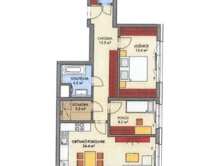 Prodej bytu, 3+kk, 73 m², Honzíkova, Praha 10 – Dolní Měcholupy