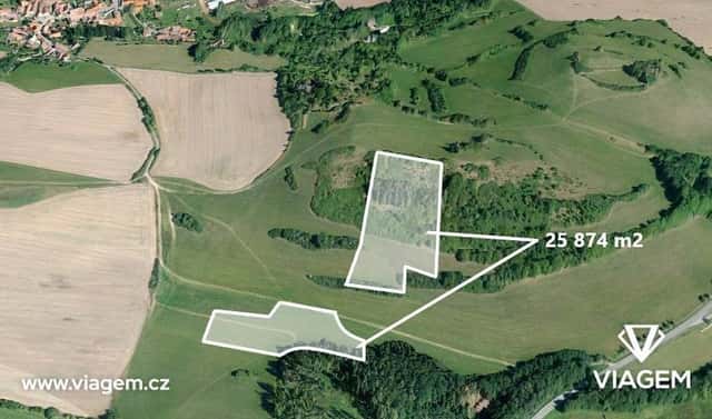 Prodej pole 5 749 m², Volyně, okres Strakonice