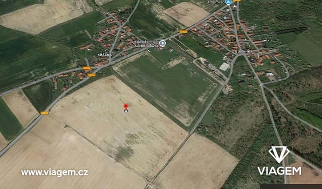 Prodej pole 1 798 m², Oleška, okres Praha-východ