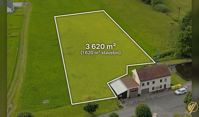 Prodej stavebního pozemku 3 620 m², Podhradí, okres Jičín
