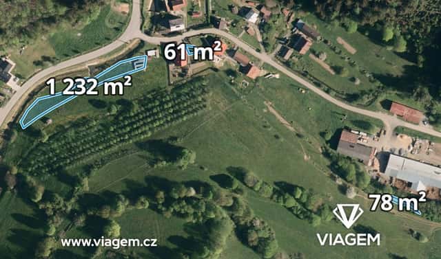 Prodej zahrady 274 m², Zděchov, okres Vsetín