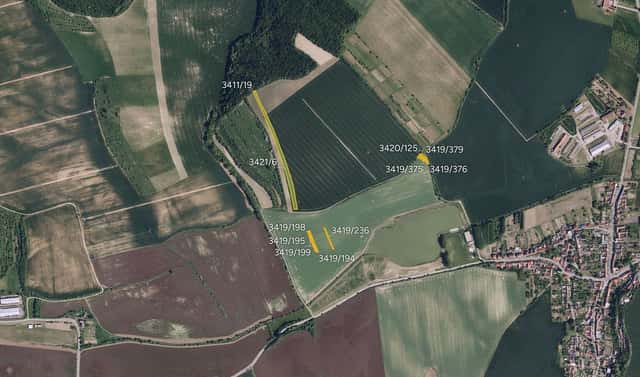 Prodej pole 7 163 m², Klobouky u Brna, okres Břeclav